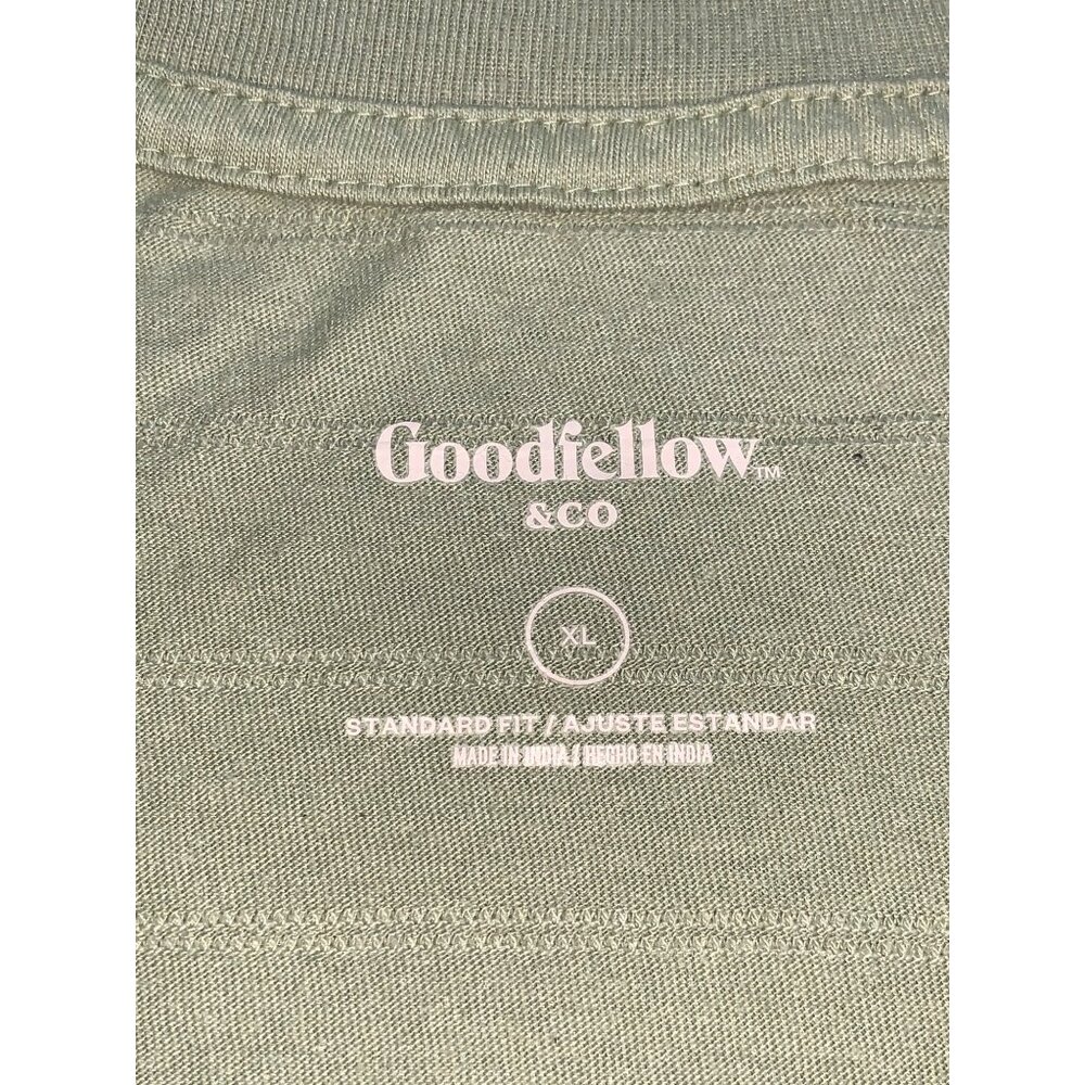 Goodfellow & Co Mens Sage Green Short Sleeve Crewneck T-Shirt Size XL - Picture 7 of 9